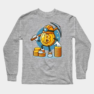 BITCOIN MINER MINING MY BITNESS Long Sleeve T-Shirt